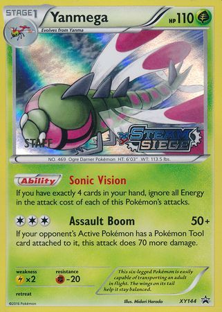 Yanmega (XY144) (Staff) [XY: Black Star Promos] | Pegasus Games WI