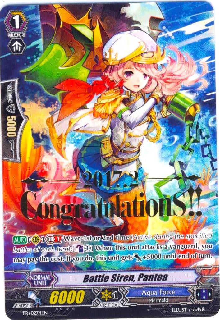 Battle Siren, Pantea (Hot Stamped) (PR/0274EN) [Promo Cards] | Pegasus Games WI