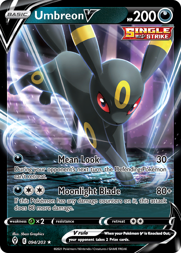 Umbreon V (094/203) (Intro Deck) [Sword & Shield: Evolving Skies] | Pegasus Games WI