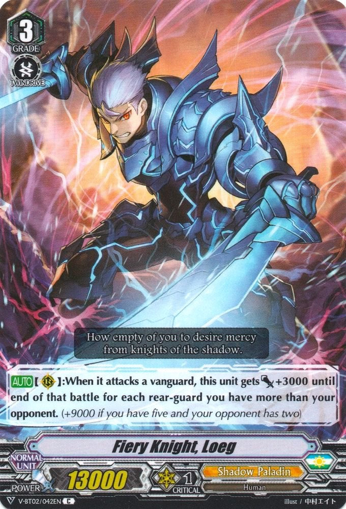 Fiery Knight, Loeg (V-BT02/042EN) [Strongest! Team AL4] | Pegasus Games WI
