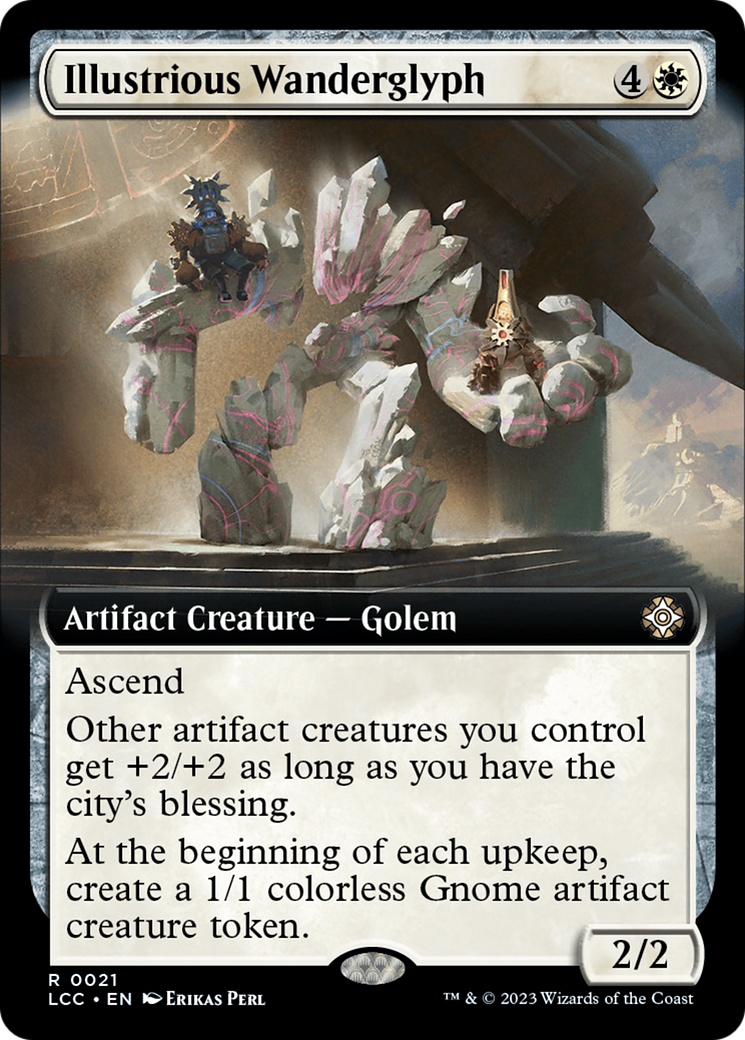 Illustrious Wanderglyph (Extended Art) [The Lost Caverns of Ixalan Commander] | Pegasus Games WI
