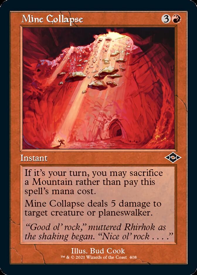 Mine Collapse (Retro Foil Etched) [Modern Horizons 2] | Pegasus Games WI