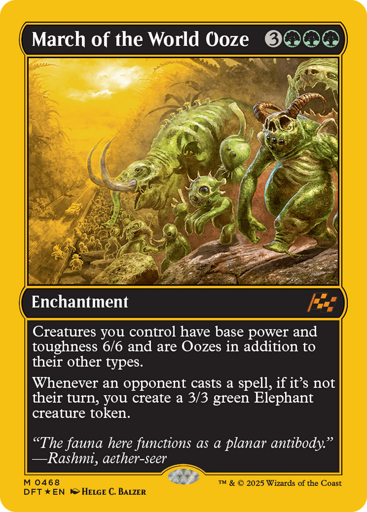 March of the World Ooze (First-Place Foil) [Aetherdrift] | Pegasus Games WI