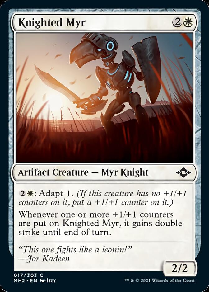 Knighted Myr [Modern Horizons 2] | Pegasus Games WI