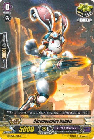 Chronovolley Rabbit (G-TD09/015EN) [True Zodiac Time Beasts] | Pegasus Games WI