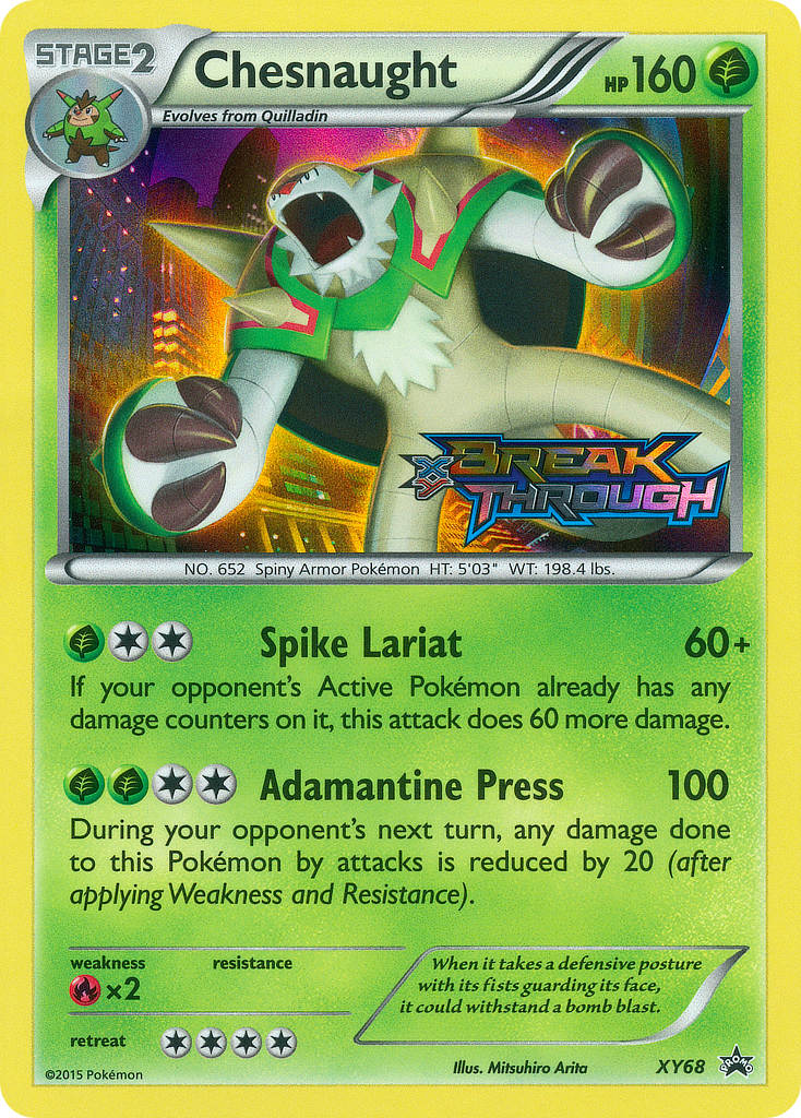 Chesnaught (XY68) [XY: Black Star Promos] | Pegasus Games WI