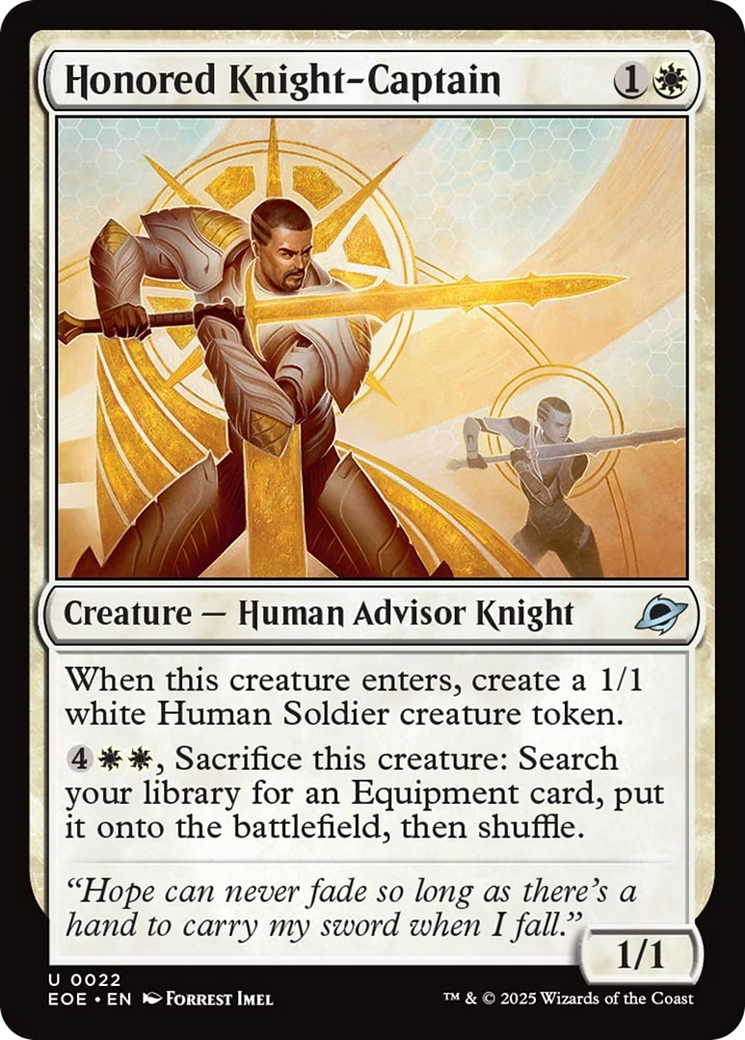 Honored Knight-Captain [Edge of Eternities] | Pegasus Games WI