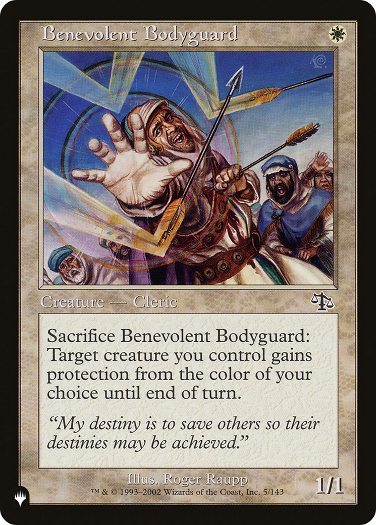 Benevolent Bodyguard [The List] | Pegasus Games WI