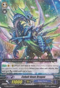 Cobalt Neon Dragon (G-CB02/025EN) [Commander of the Incessant Waves] | Pegasus Games WI