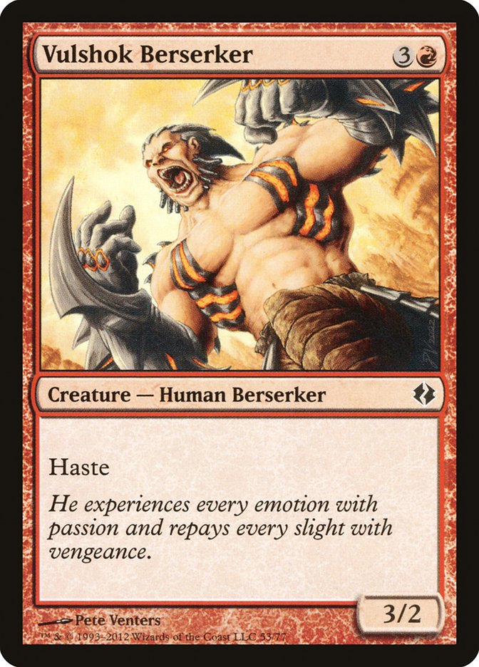 Vulshok Berserker [Duel Decks: Venser vs. Koth] | Pegasus Games WI