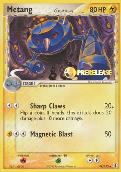 Metang (49/113) (Delta Species) (Prerelease Promo) [EX: Delta Species] | Pegasus Games WI