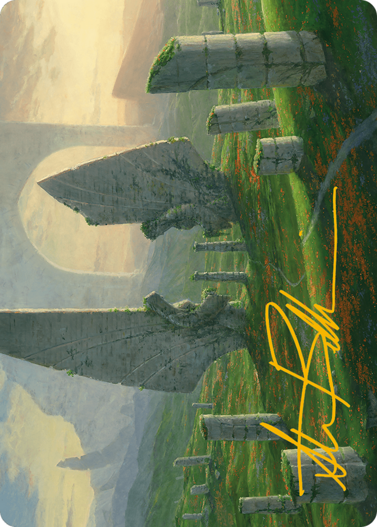 Monumental Henge Art Card (Gold-Stamped Signature) [Modern Horizons 3 Art Series] | Pegasus Games WI