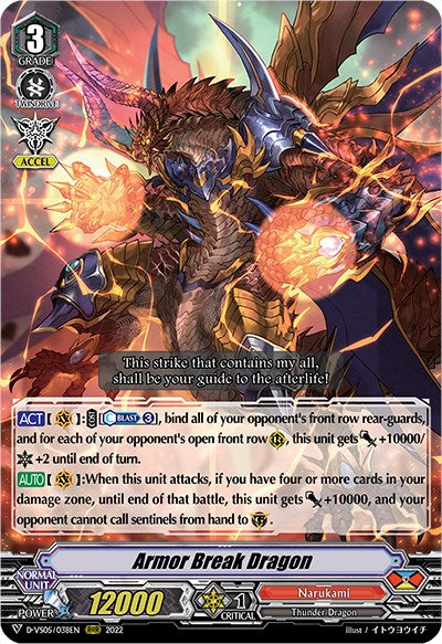 Armor Break Dragon (D-VS05/038EN) [V Clan Collection Vol.5] | Pegasus Games WI