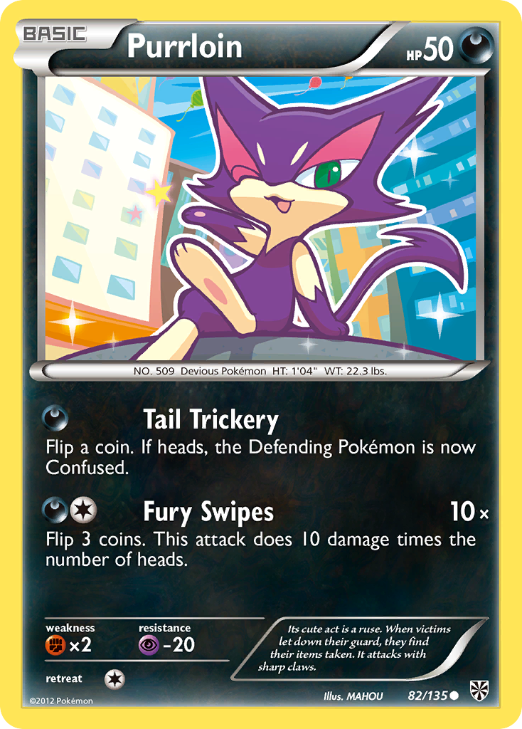 Purrloin (82/135) [Black & White: Plasma Storm] | Pegasus Games WI
