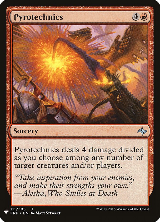 Pyrotechnics [Mystery Booster] | Pegasus Games WI