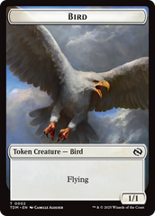 Thopter // Bird Double-Sided Token [Tarkir: Dragonstorm Commander Tokens] | Pegasus Games WI