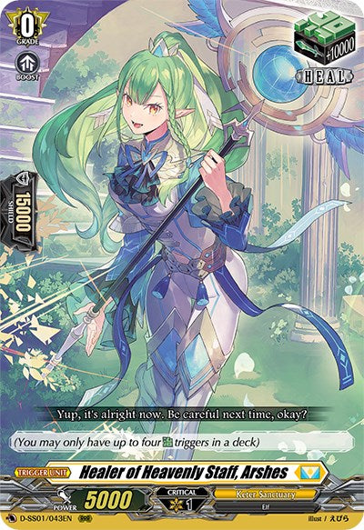 Healer of Heavenly Staff, Arshes (D-SS01/043EN) [Festival Collection 2021] | Pegasus Games WI