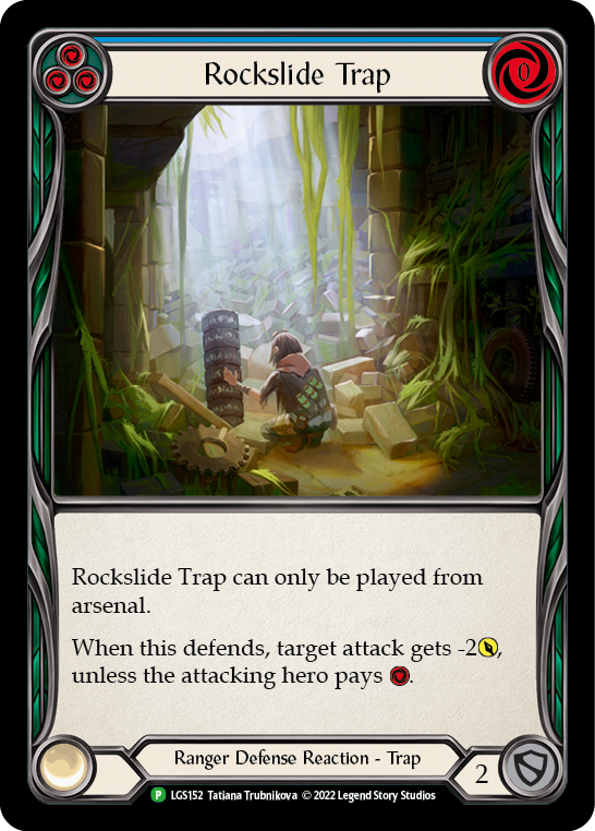 Rockslide Trap (Blue) [LGS152] (Promo)  Rainbow Foil | Pegasus Games WI