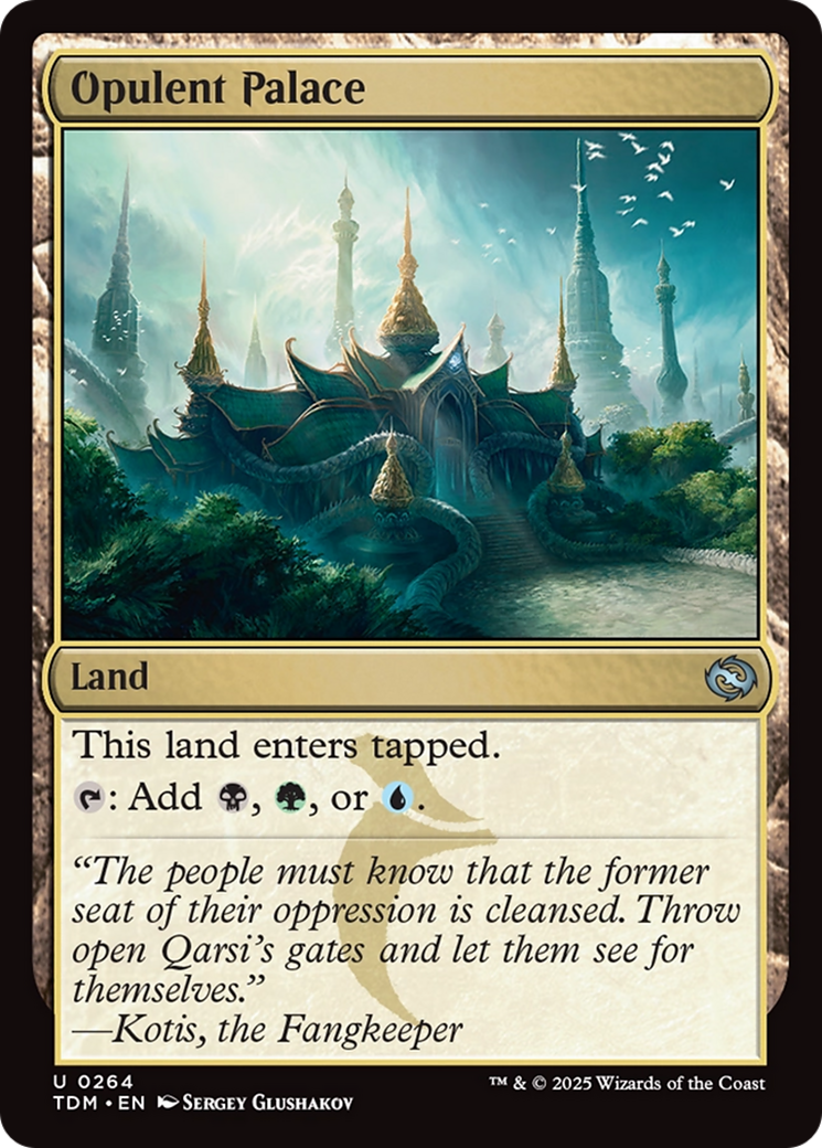 Opulent Palace [Tarkir: Dragonstorm] | Pegasus Games WI