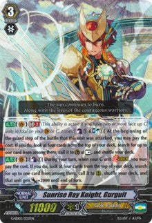 Sunrise Ray Knight, Gurguit (RRR) (G-SD02/002EN) [G-Start Deck 2: Knight of the Sun] | Pegasus Games WI