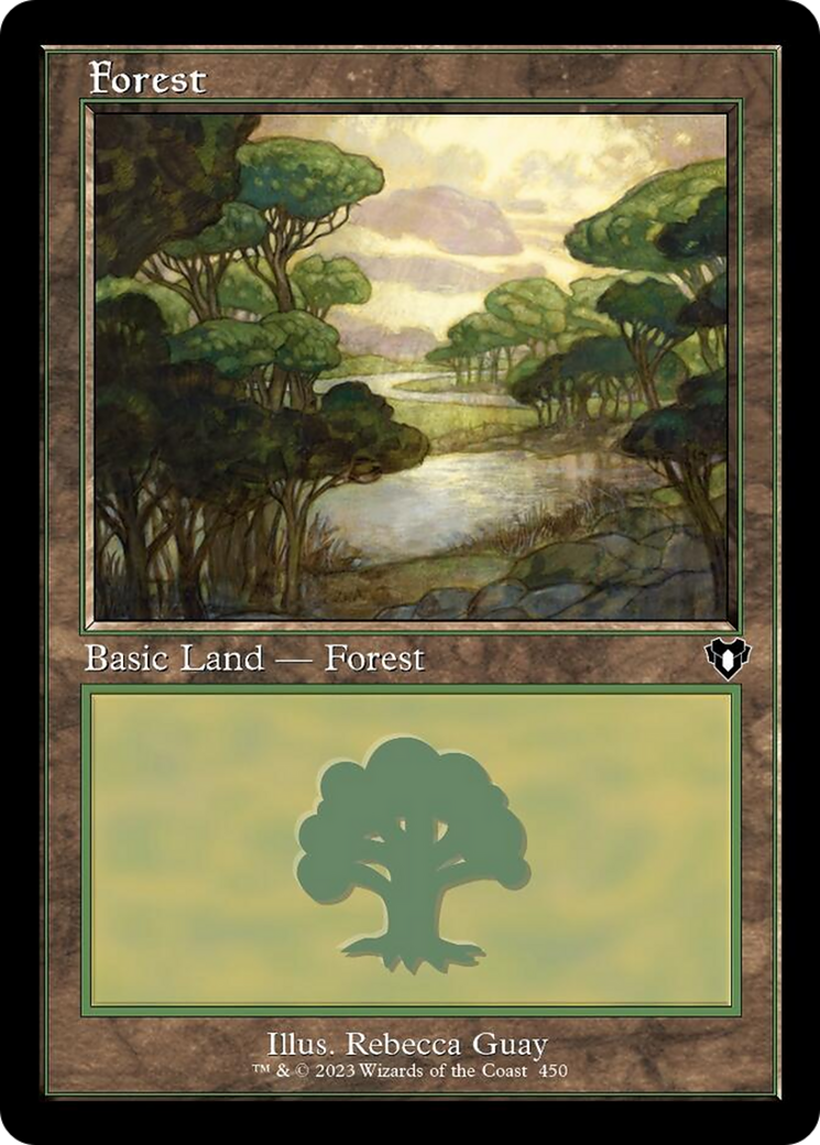 Forest (450) (Retro) [Commander Masters] | Pegasus Games WI