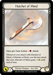 Hatchet of Mind [LGS050] (Promo)  Cold Foil | Pegasus Games WI