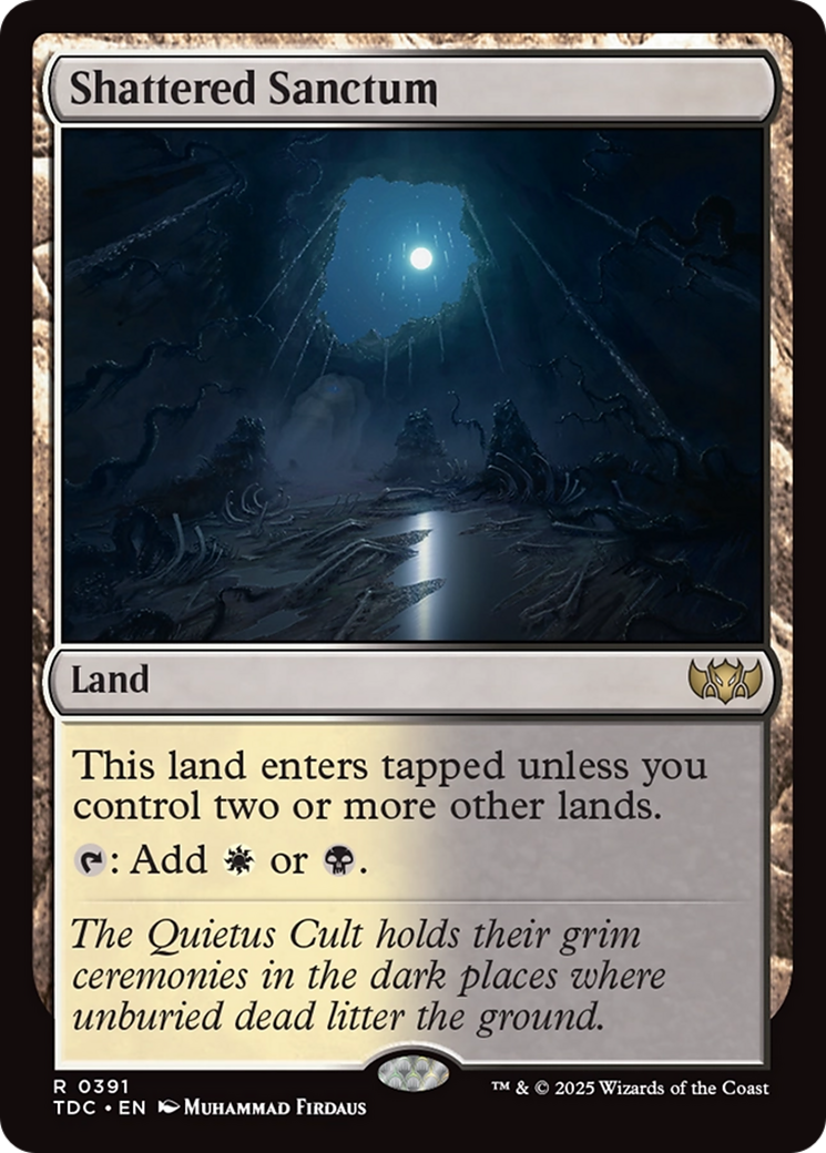Shattered Sanctum [Tarkir: Dragonstorm Commander] | Pegasus Games WI