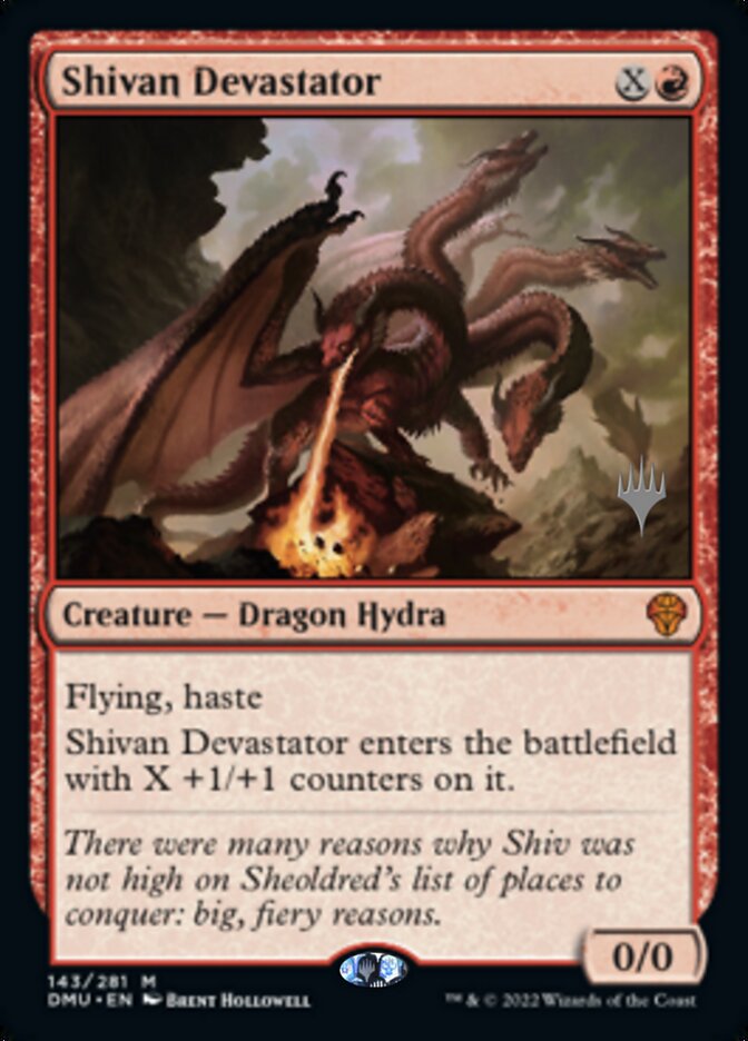 Shivan Devastator (Promo Pack) [Dominaria United Promos] | Pegasus Games WI