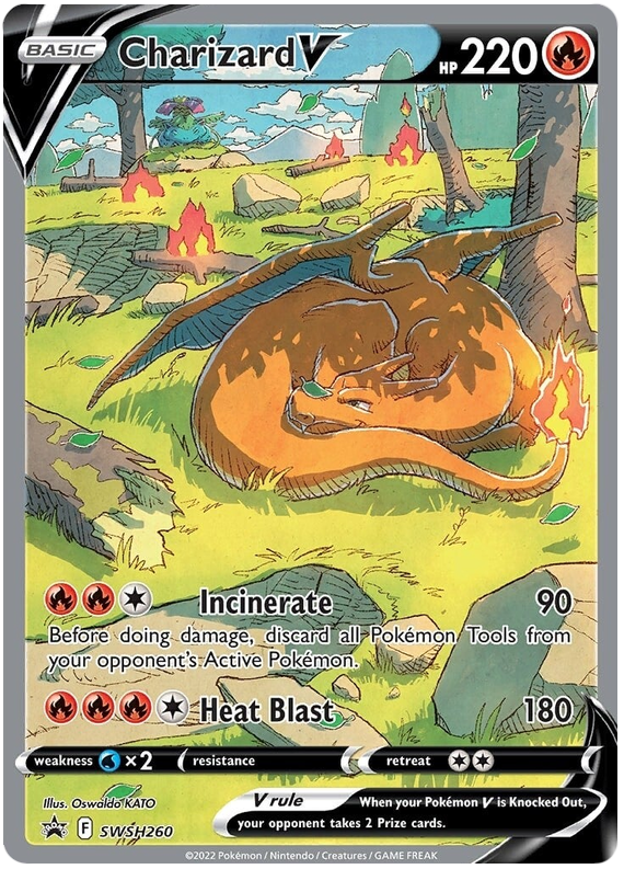 Charizard V (SWSH260) [Sword & Shield: Black Star Promos] | Pegasus Games WI