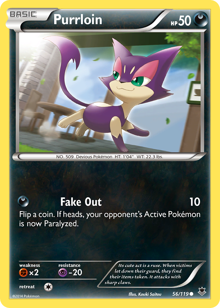 Purrloin (56/119) [XY: Phantom Forces] | Pegasus Games WI
