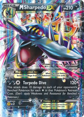 M Sharpedo EX (XY200) (Jumbo Card) [XY: Black Star Promos] | Pegasus Games WI