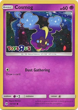 Cosmog (64/149) (Toys R Us Promo) [Sun & Moon: Base Set] | Pegasus Games WI