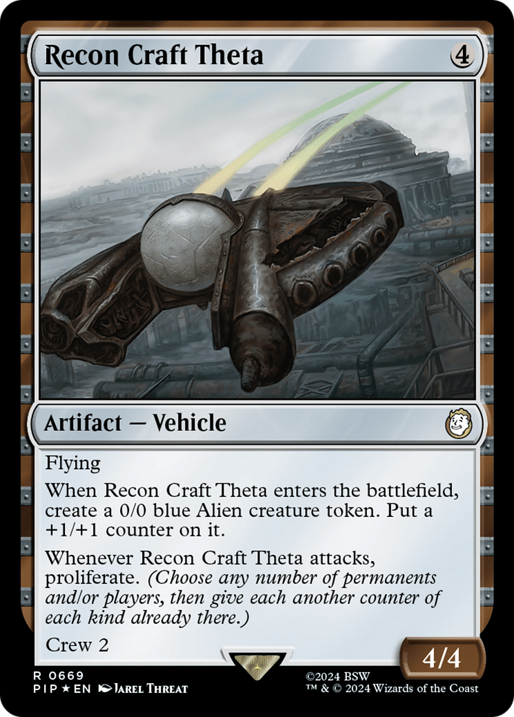 Recon Craft Theta (Surge Foil) [Fallout] | Pegasus Games WI