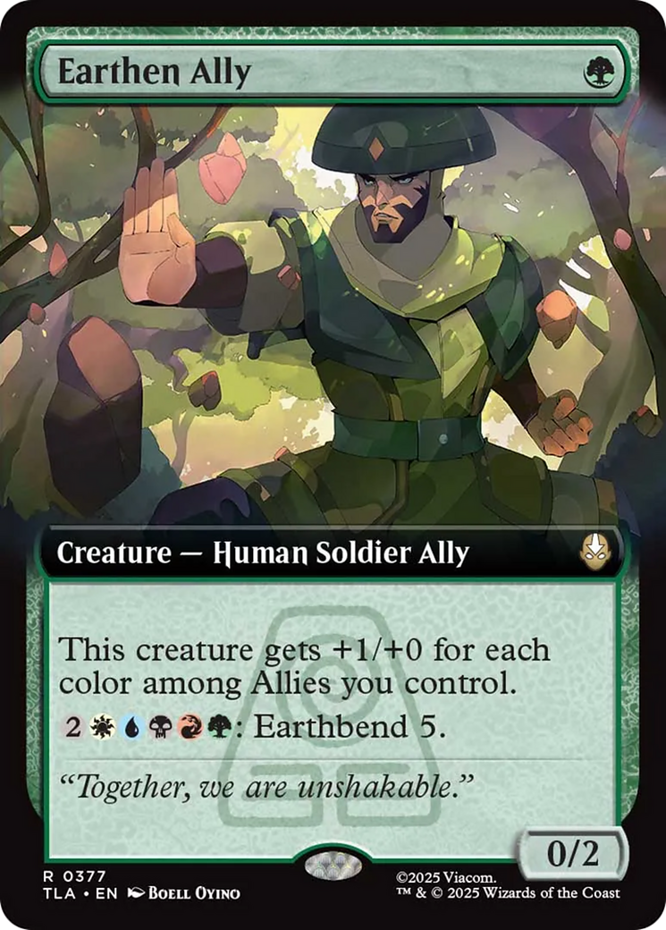 Earthen Ally (Extended Art) [Avatar: The Last Airbender] | Pegasus Games WI