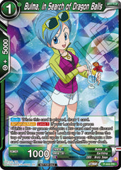 Bulma, In Search of Dragon Balls (Zenkai Series Tournament Pack Vol.2) (P-444) [Tournament Promotion Cards] | Pegasus Games WI