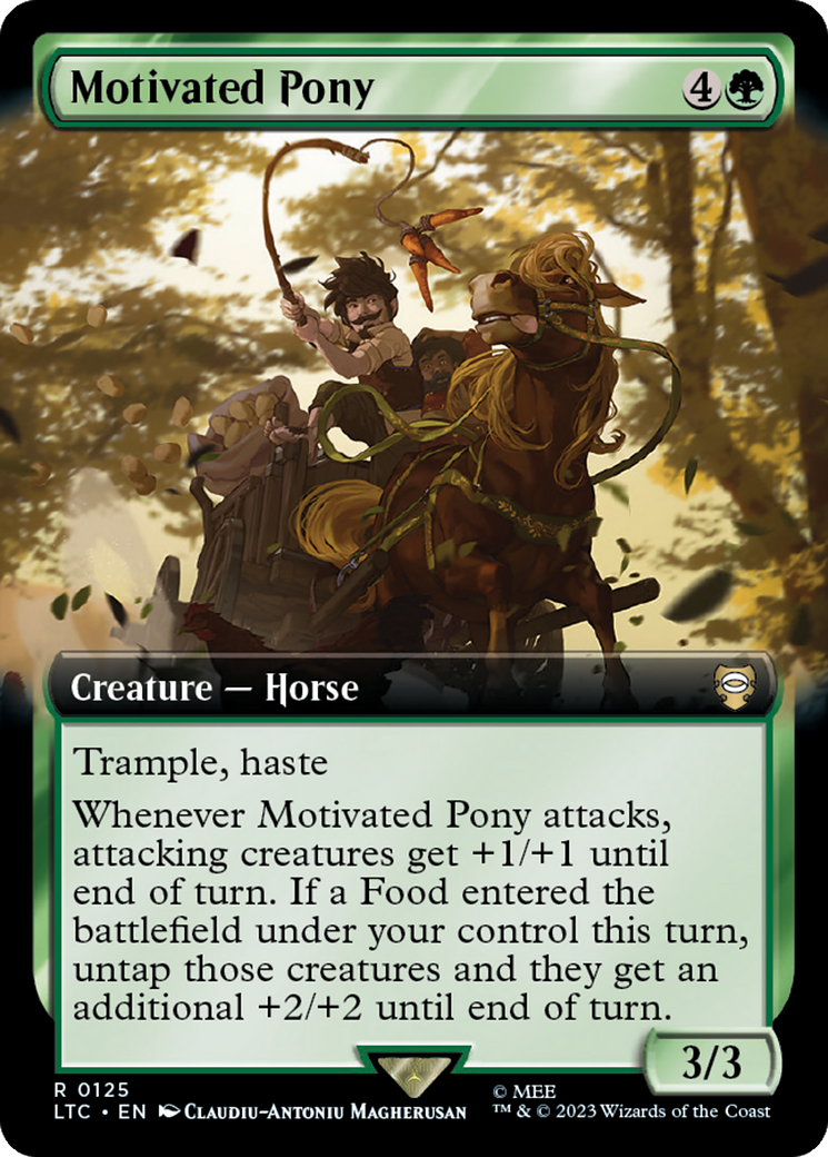 Motivated Pony (Extended Art) [The Lord of the Rings: Tales of Middle-Earth Commander] | Pegasus Games WI
