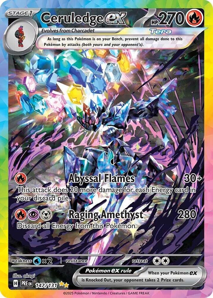 Ceruledge ex (147/131) [Scarlet & Violet: Prismatic Evolutions] | Pegasus Games WI