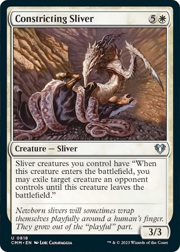 Constricting Sliver [Commander Masters] | Pegasus Games WI