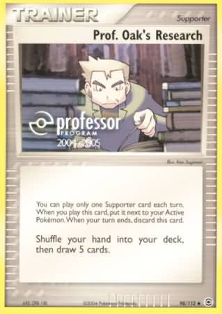 Prof Oaks Research (98/112) (2004 2005) [Professor Program Promos] | Pegasus Games WI