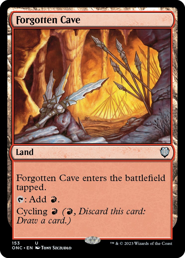 Forgotten Cave [Phyrexia: All Will Be One Commander] | Pegasus Games WI