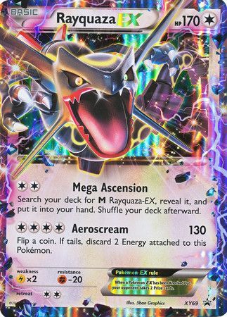 Rayquaza EX (XY69) (Jumbo Card) [XY: Black Star Promos] | Pegasus Games WI