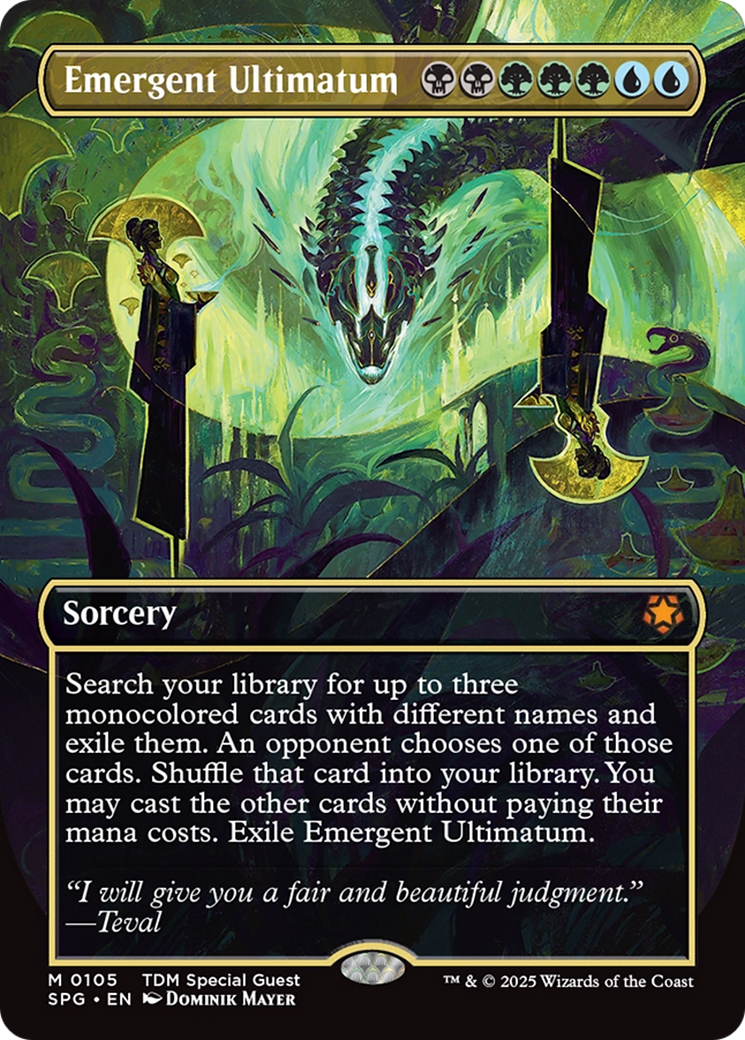 Emergent Ultimatum (Borderless) [Tarkir: Dragonstorm Special Guests] | Pegasus Games WI