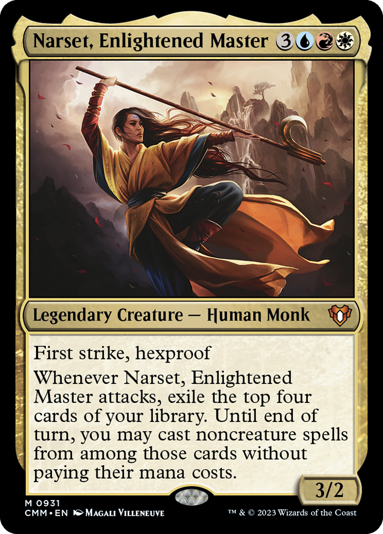 Narset, Enlightened Master [Commander Masters] | Pegasus Games WI