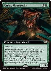 Ursine Monstrosity (Extended Art) [Duskmourn: House of Horror Commander] | Pegasus Games WI