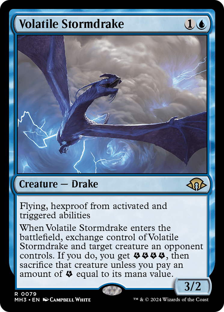 Volatile Stormdrake [Modern Horizons 3] | Pegasus Games WI