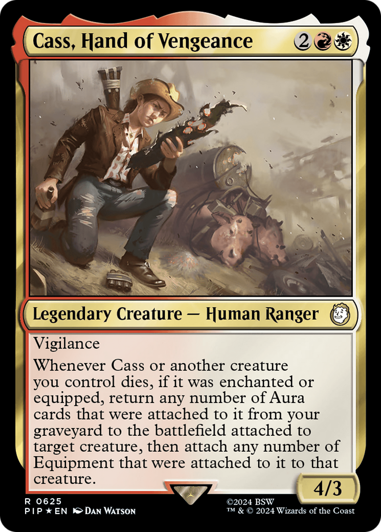 Cass, Hand of Vengeance (Surge Foil) [Fallout] | Pegasus Games WI