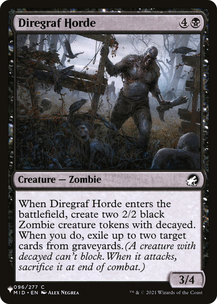 Diregraf Horde [The List Reprints] | Pegasus Games WI