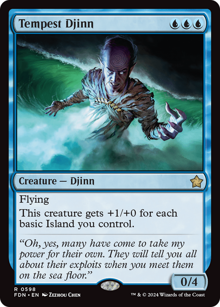 Tempest Djinn [Foundations] | Pegasus Games WI