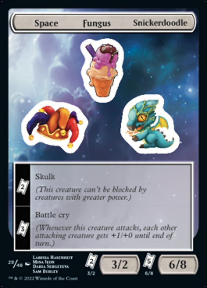 Space Fungus Snickerdoodle [Unfinity Stickers] | Pegasus Games WI