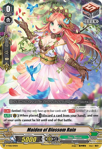 Maiden of Blossom Rain (V-TD12/014EN) [Ahsha] | Pegasus Games WI